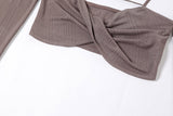 Sexy Halter Short Cropped shirt