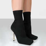 Mid-tube High Heels Boots