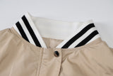 Stand Collar Zipper American Baseball Jacket