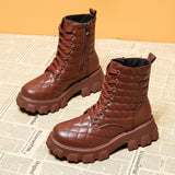 Autumn And Winter Leather Boots