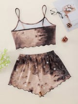 Sun Moon Print Pajamas