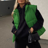 Thick Warm Sleeveless Cotton Jacket