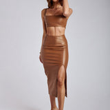 Suspender Skirt Suit