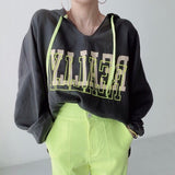 Hooded Printing Long Sleeves