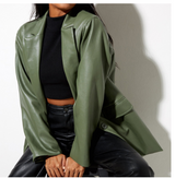 Leather Blazer