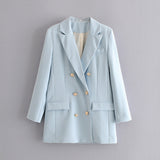 Double-breasted Suit Blazer