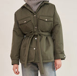 Belted Shirt Jacket