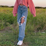 VIXON RIPPED JEANS