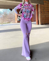 PURPLE TIE DYE