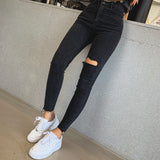 Sexy Stretch Frayed Jeans