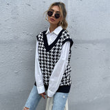 Knitted Sleeveless Sweater