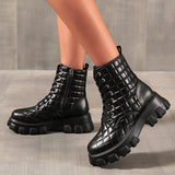 Autumn And Winter Leather Boots