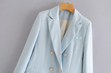 Double-breasted Suit Blazer