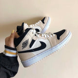 Air Jordan 1 Retro Mid "Barely Orange" BQ6472-800 Pink Black
