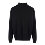 Half turtleneck knitted sweater