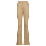 High Waist Stretch Bootcut Jeans
