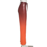 All-match fashionable casual Leather pants