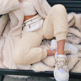 Warm fur trousers