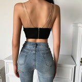 Sexy Lady Style Body Shaping Temperament Base Wrap Top