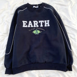 Simple Style Sleeves sweatshirt