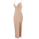 Sexy Dress With Waist Slit