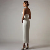 Sexy Dress With Waist Slit