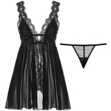 Sexy Pajamas Lace Transparent Underwear