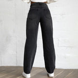 Denim Pants With Ripped Holes