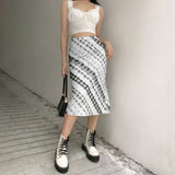 High Waist Slim Wrap Hip Skirt