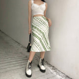 High Waist Slim Wrap Hip Skirt