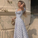 Summer Floral Print Dress