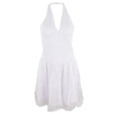 Summer Hot Style Sexy V-neck Halter Dress