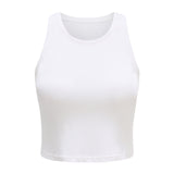 Wild solid color sleeveless vest