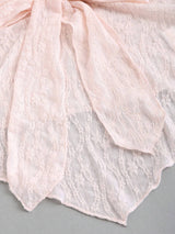 Débardeur court Y2K col ras du cou avec attaches devant