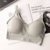 Thread tube top underwear sports bra for girls