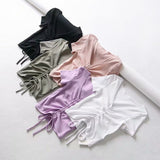 V-neck female short sleeve
