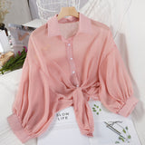 Summer sun protection cardigan