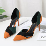 Pointed-toe stiletto heel sandals
