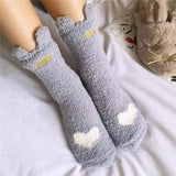 middle tube socks keep warm and thick