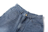 American Ripped High Waist Wide Leg Jeans