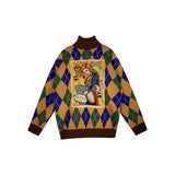 Y2K Harajuku Turtleneck Knit Oversize Warm Long Sweater