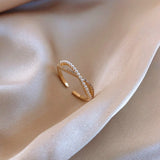 simple temperament index finger ring