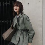 Short Pu Leather Jacket