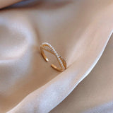 simple temperament index finger ring