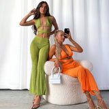 Slim Bootcut Trousers Suit