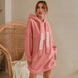Knit Hooded Sweater Dress