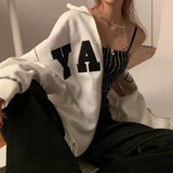 American Hooded Letter Sweater
