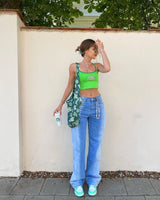 Casual Korean Style Mopping Jeans