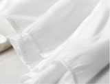 Sling ruffled off-shoulder slim dress