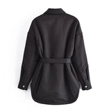 Belted Shirt Jacket